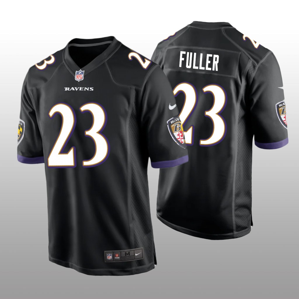 Baltimore Ravens Kyle Fuller Black Jersey Game - Men's