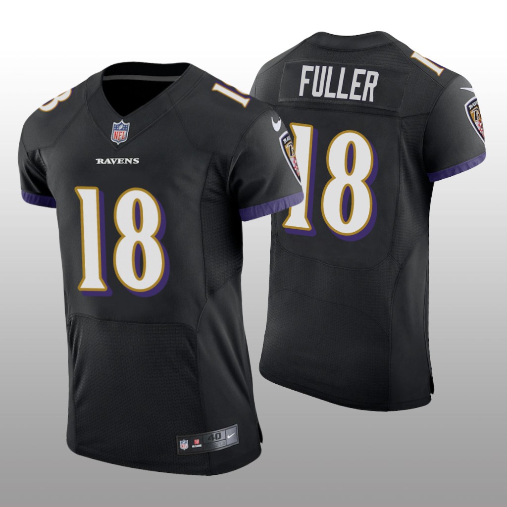 Baltimore Ravens Kyle Fuller Black Jersey Vapor Elite Men's