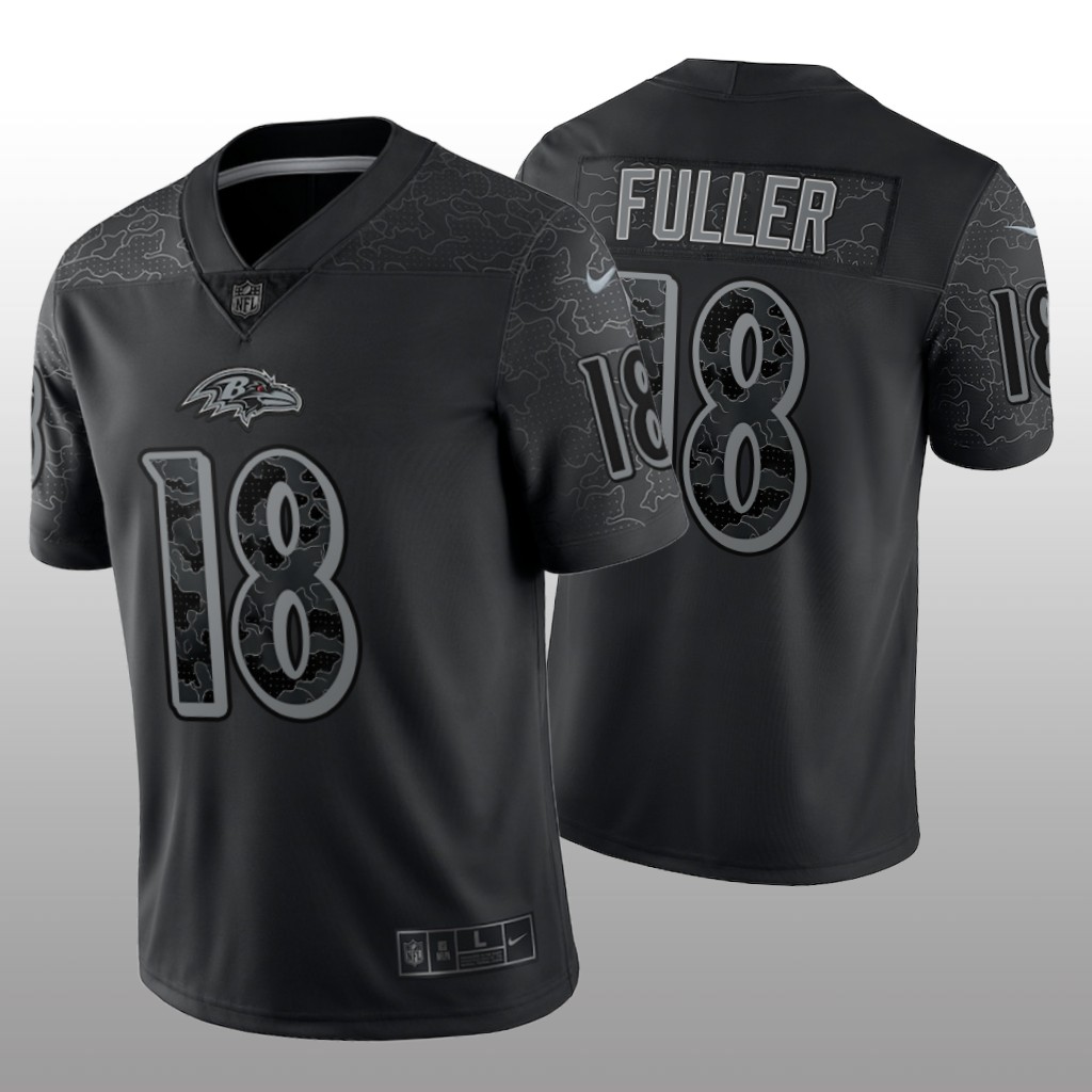 Baltimore Ravens Kyle Fuller Black Jersey Vapor Limited - Men's