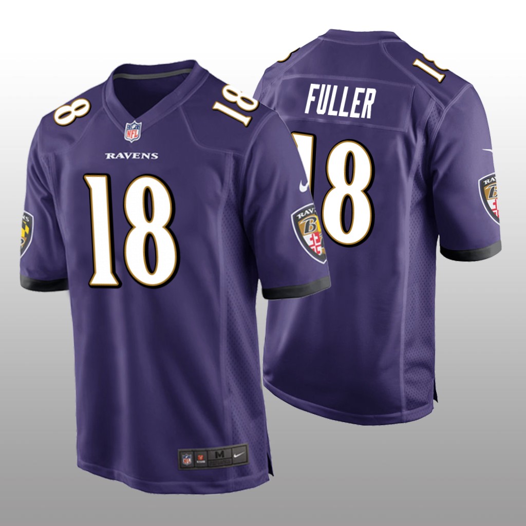Baltimore Ravens Kyle Fuller Purple Jersey Game - Men's