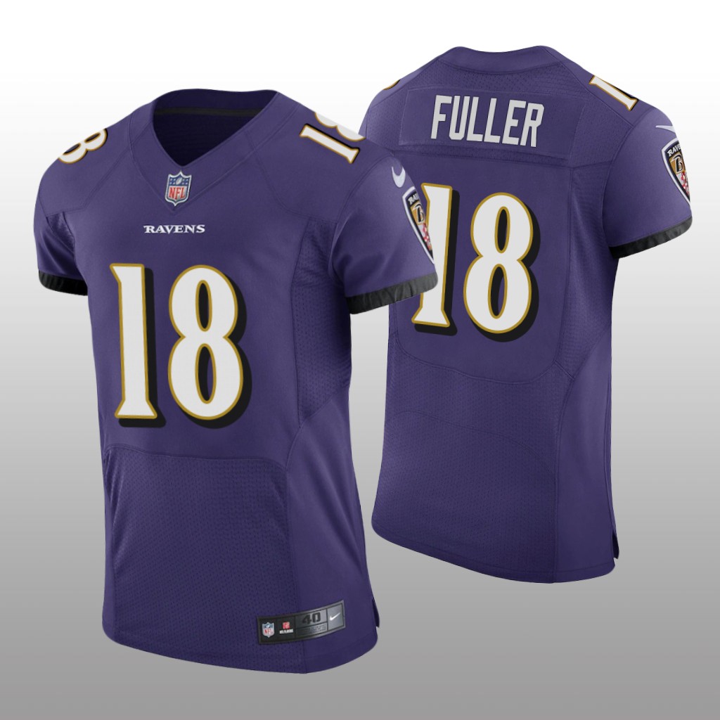 Baltimore Ravens Kyle Fuller Purple Jersey Vapor Elite Men's