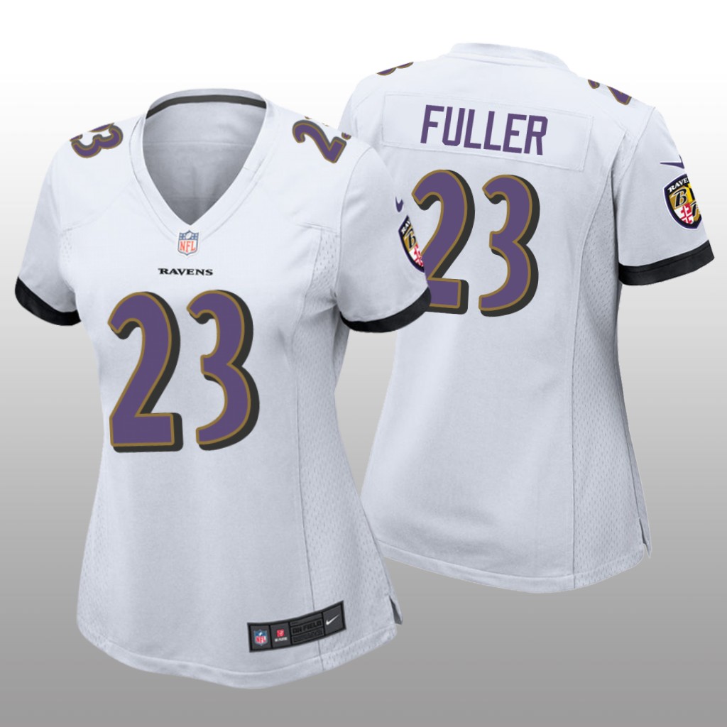 Baltimore Ravens Kyle Fuller White Jersey Game - Women's