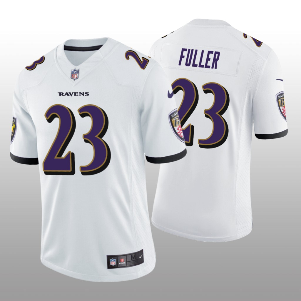 Baltimore Ravens Kyle Fuller White Jersey Vapor Limited - Men's