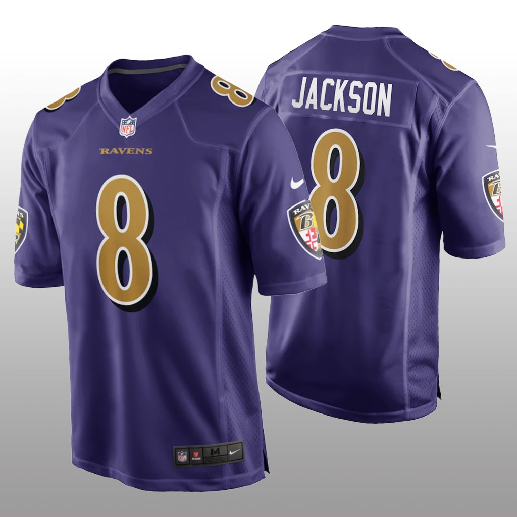 Baltimore Ravens Lamar Jackson Purple Jersey Game – Men’s ...