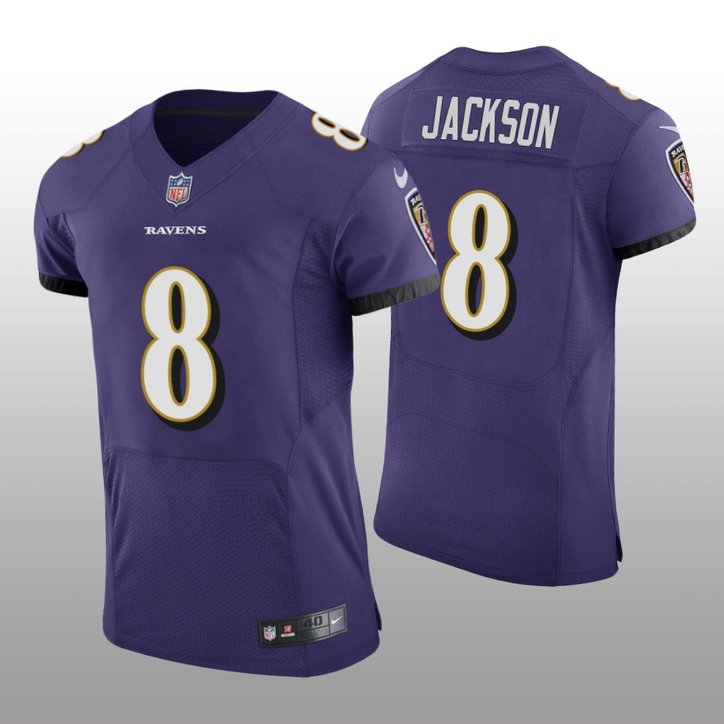 Baltimore Ravens Lamar Jackson Purple Jersey Vapor Elite Men's