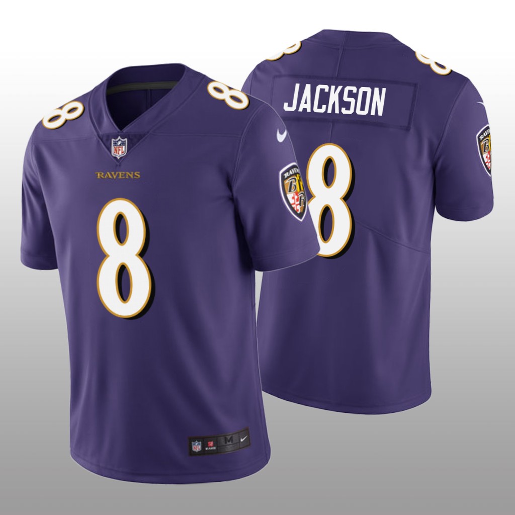 Baltimore Ravens Lamar Jackson Purple Vapor Limited Jersey 100th Season ...