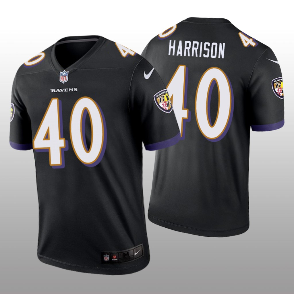 Baltimore Ravens Malik Harrison Black Jersey Legend - Men's