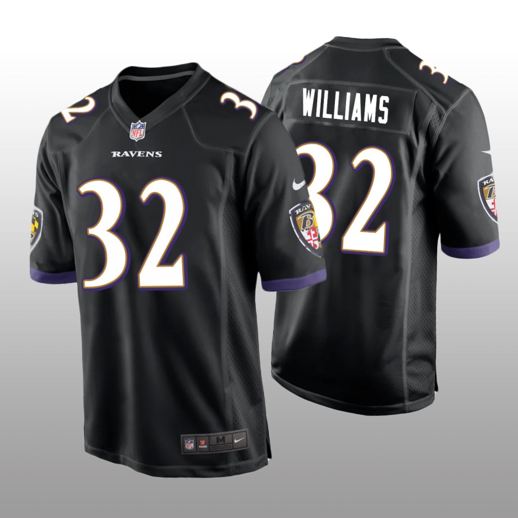 Baltimore Ravens Marcus Williams Black Jersey Game - Men's