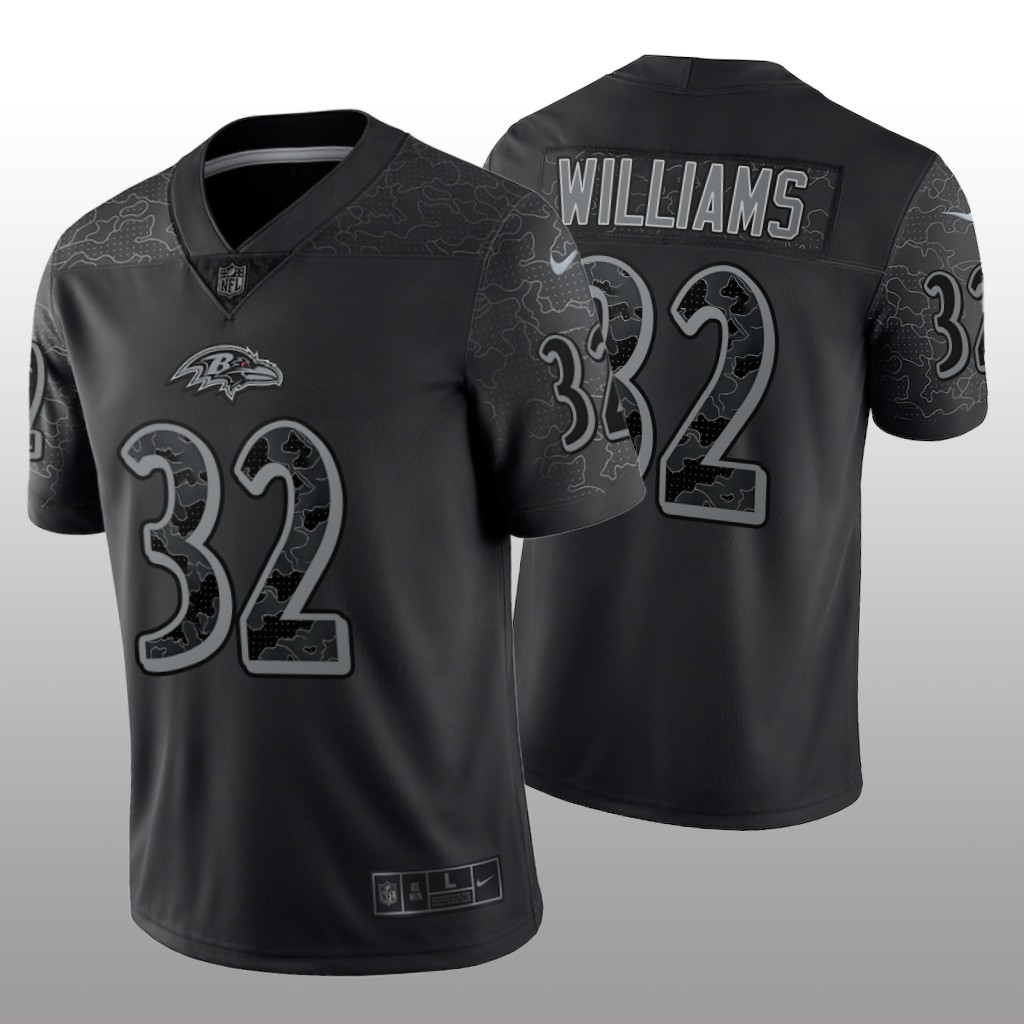 Baltimore Ravens Marcus Williams Black Jersey Vapor Limited - Men's