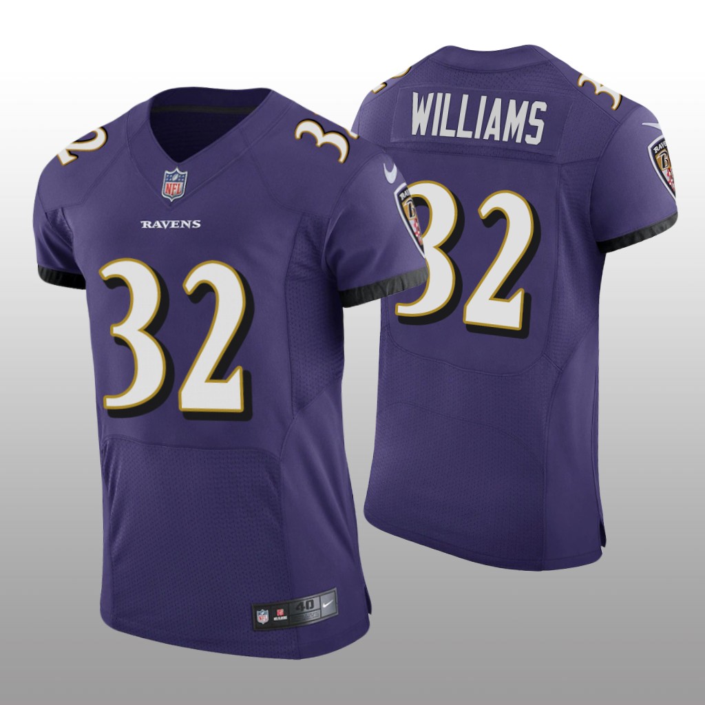 Baltimore Ravens Marcus Williams Purple Jersey Vapor Elite Men's