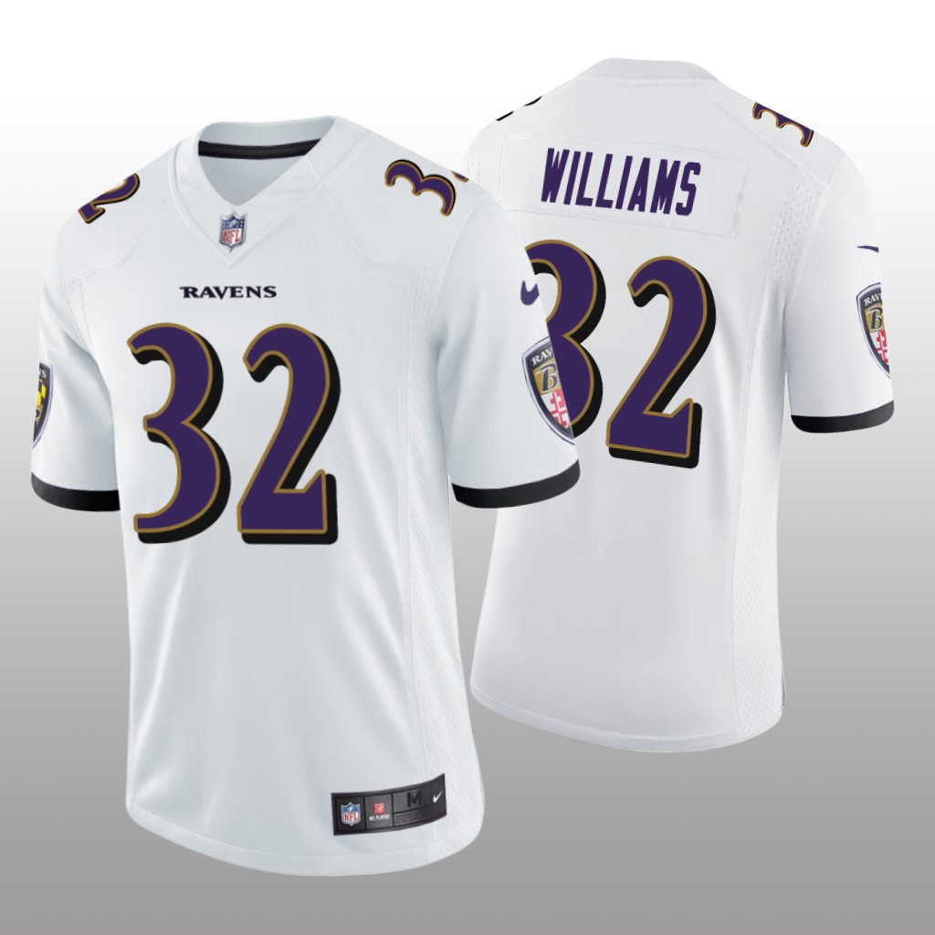 Baltimore Ravens Marcus Williams White Jersey Vapor Limited Vapor Limited - Men's