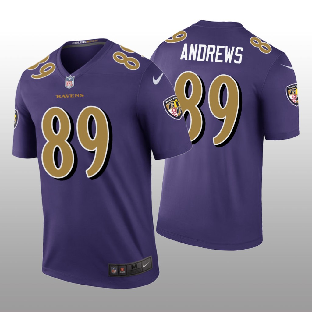 Baltimore Ravens Mark Andrews Purple Jersey Color Rush Legend - Men