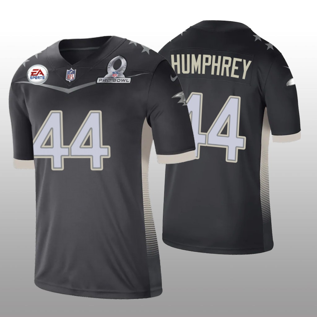 Baltimore Ravens Marlon Humphrey Anthracite Jersey 2021 AFC Pro Bowl Game - Men's