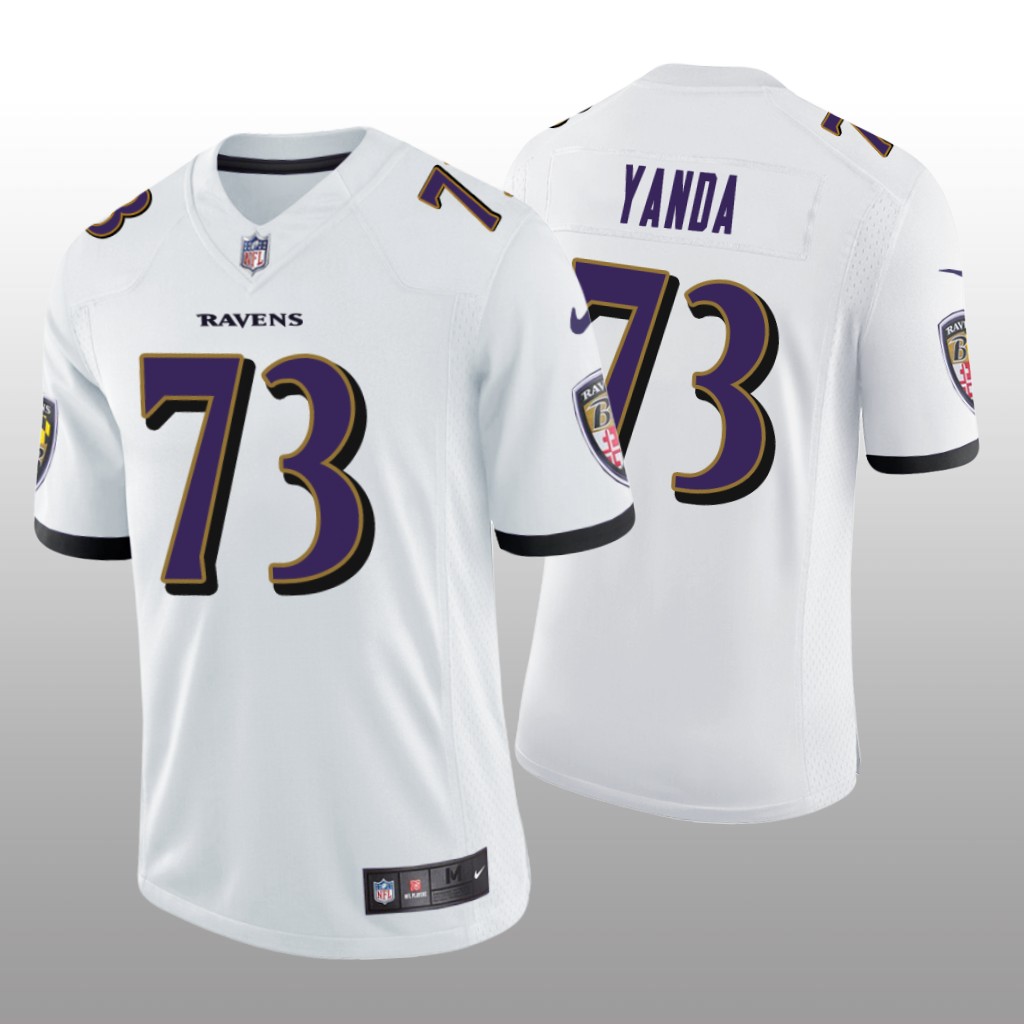 Baltimore Ravens Marshal Yanda White Jersey Vapor Limited Vapor Limited - Men's