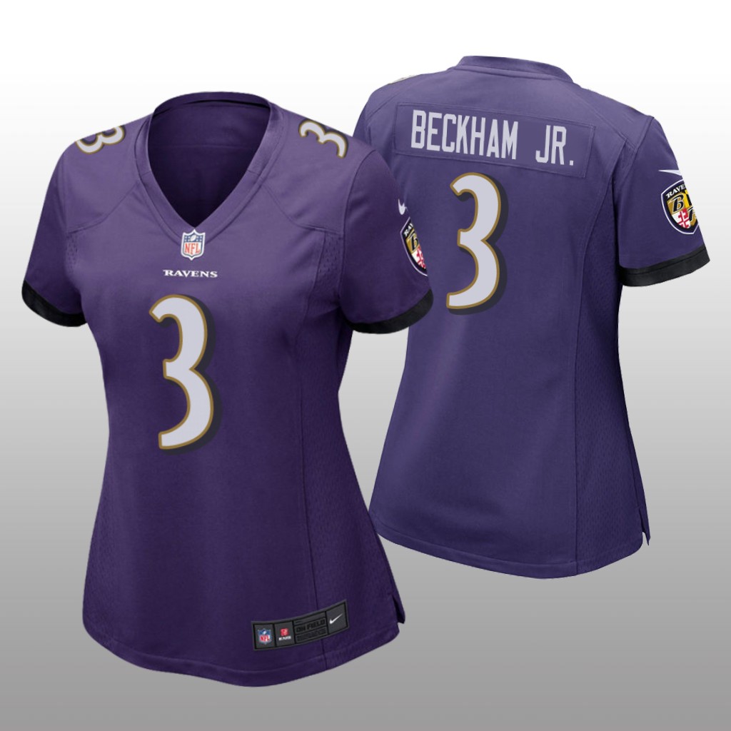 Baltimore Ravens Odell Beckham Jr. Purple Jersey Game - Women's