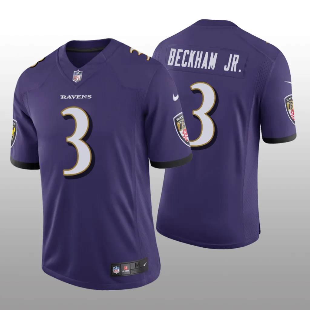 Baltimore Ravens Odell Beckham Jr. Purple Jersey Vapor Limited - Men's