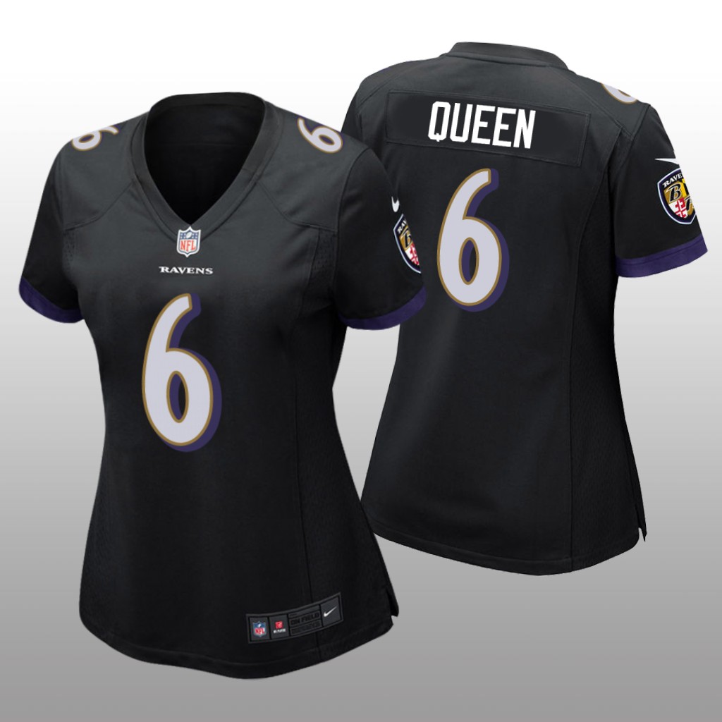 Baltimore Ravens Patrick Queen Black Jersey Game - Women's