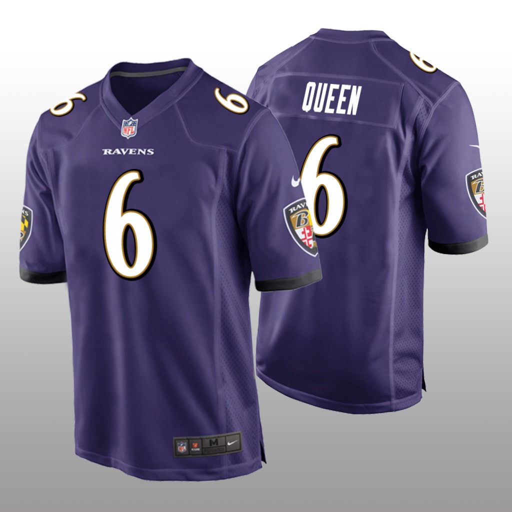 Baltimore Ravens Patrick Queen Purple Jersey Game - Men's
