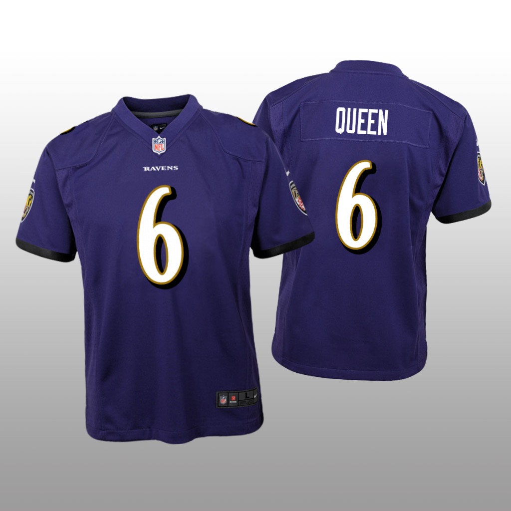 Baltimore Ravens Patrick Queen Purple Jersey Game - Youth