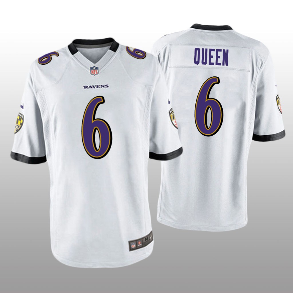 Baltimore Ravens Patrick Queen White Jersey Game - Men's