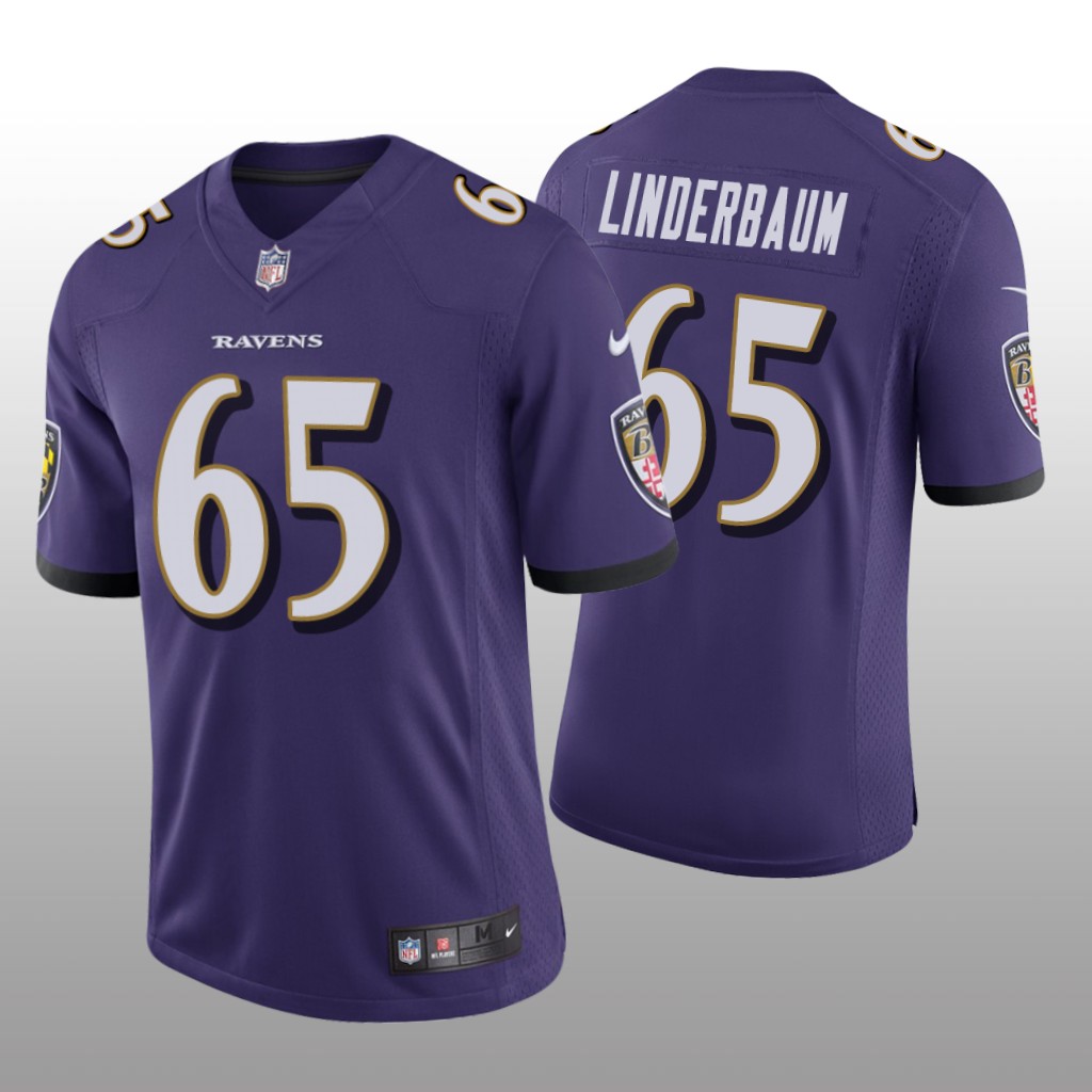 Baltimore Ravens Purple 2022 NFL Draft Vapor Limited Tyler Linderbaum Jersey