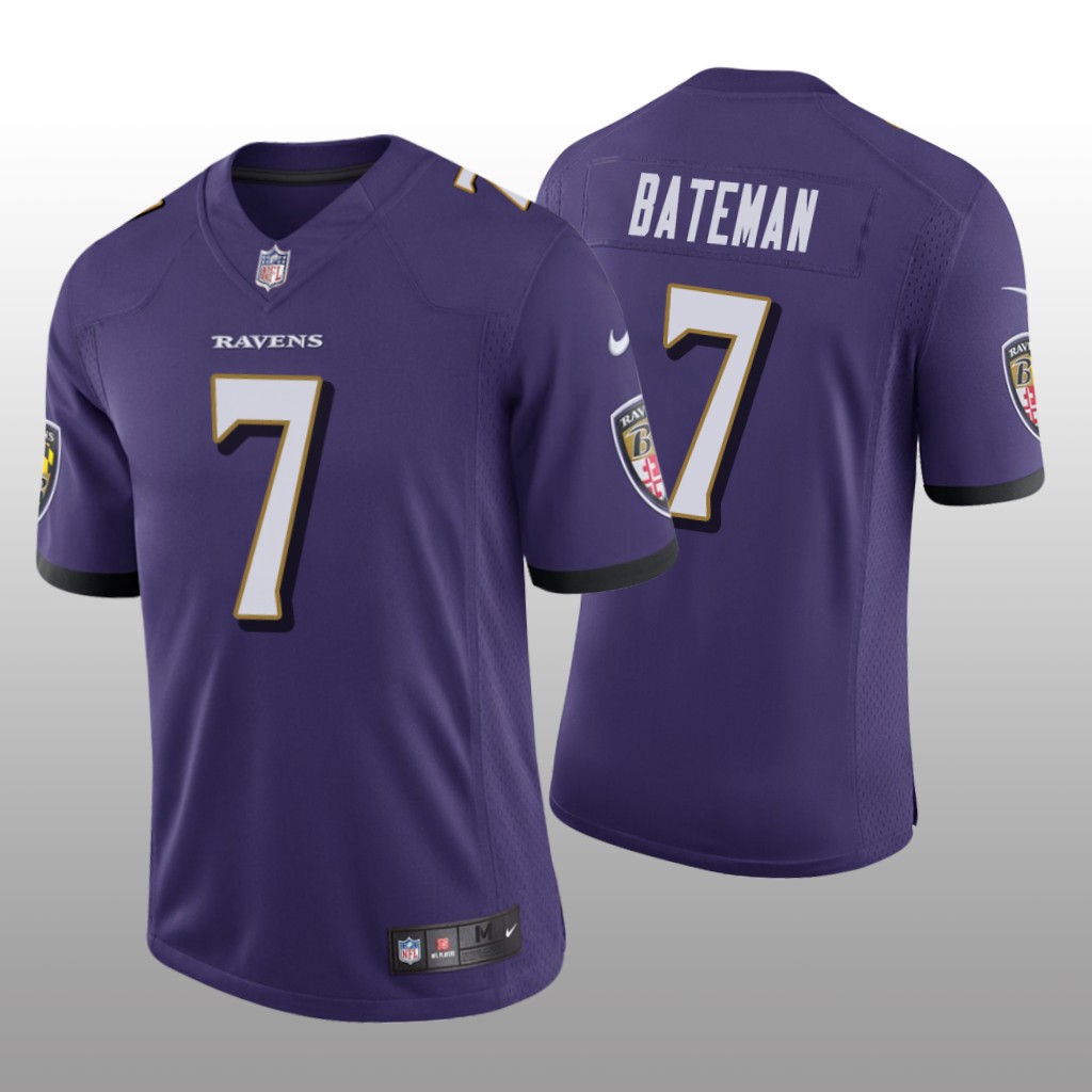 Baltimore Ravens Rashod Bateman Purple Jersey Vapor Limited Vapor Limited - Men's