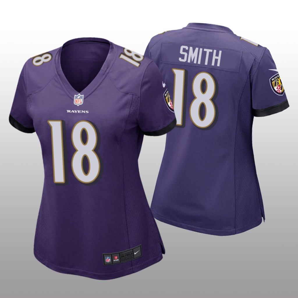 Baltimore Ravens Roquan Smith Purple Jersey Game - Women's