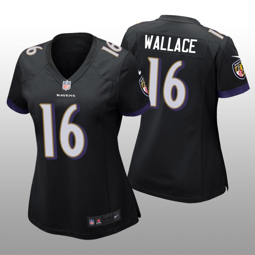 Baltimore Ravens Tylan Wallace Black Jersey Game - Women's