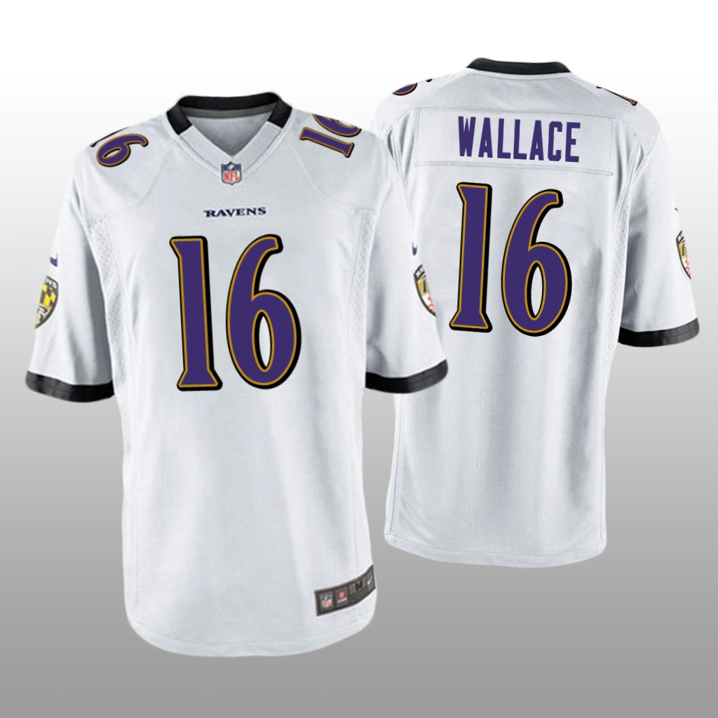 Baltimore Ravens Tylan Wallace White Jersey Game - Men's
