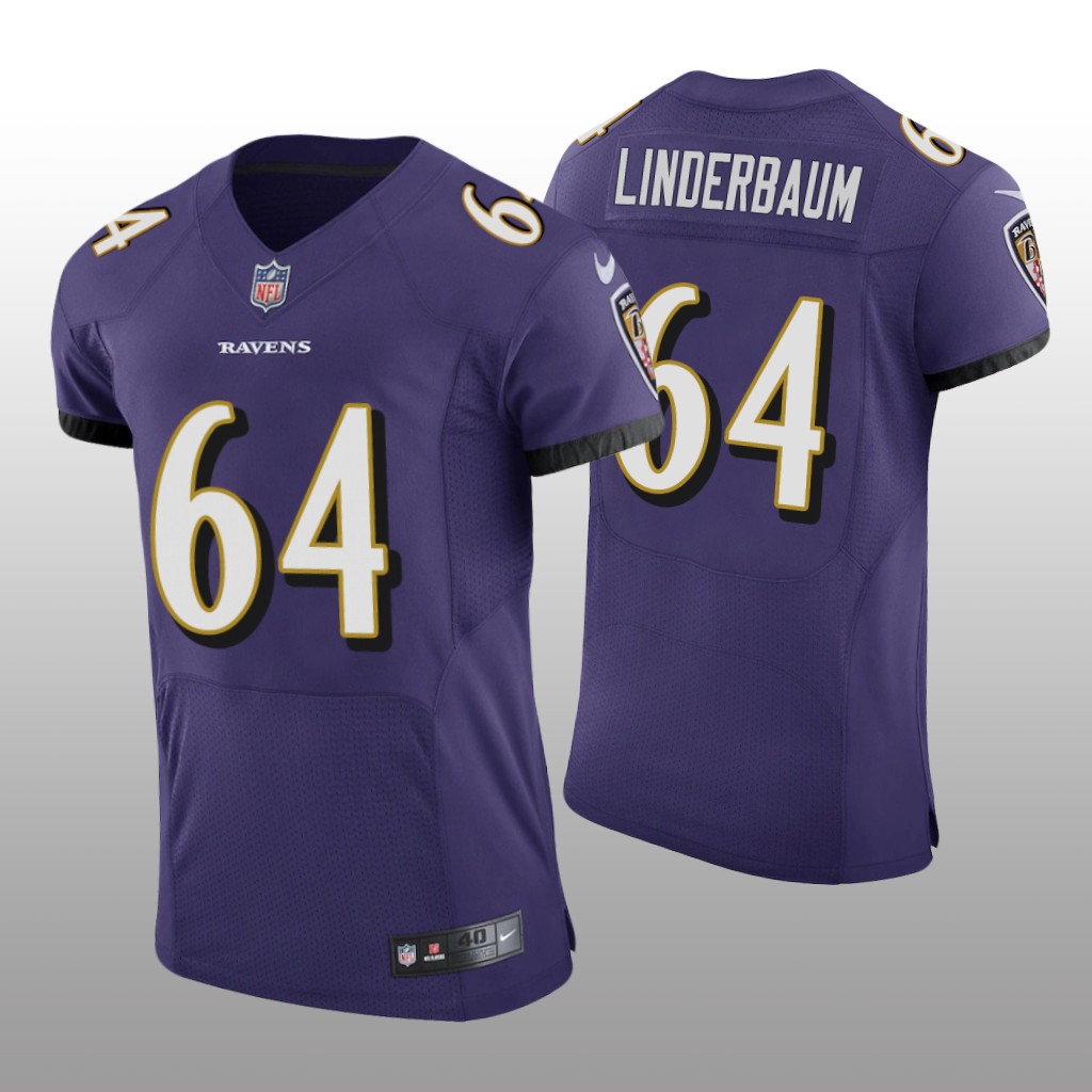 Baltimore Ravens Tyler Linderbaum Purple Jersey Vapor Elite Men's