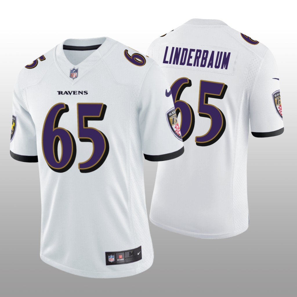 Baltimore Ravens White 2022 NFL Draft Vapor Limited Tyler Linderbaum Jersey