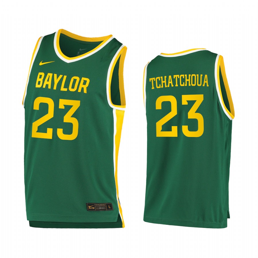 Baylor Bears Jonathan Tchamwa Tchatchoua Green  2020-21 College  Jersey