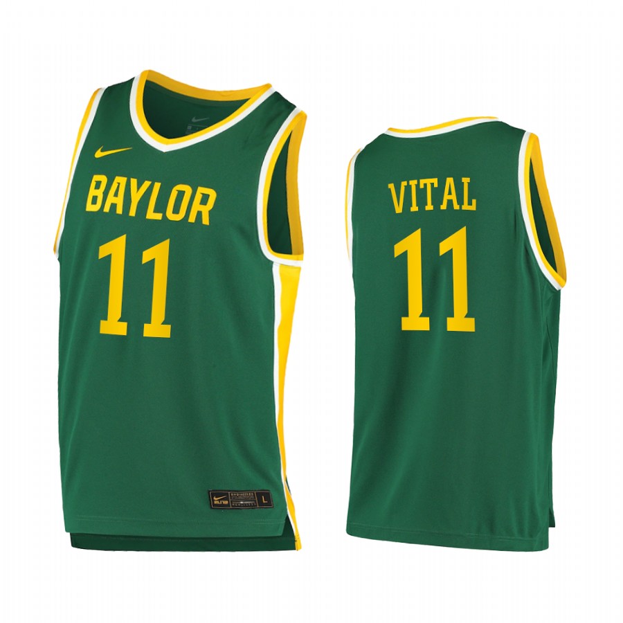 Baylor Bears Mark Vital Green  2020-21 College  Jersey