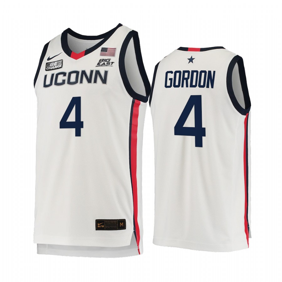 Ben Gordon UConn Huskies White Jersey College  Alumni