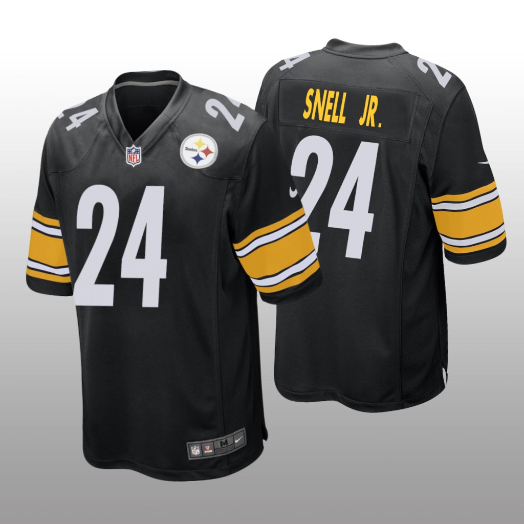 Benny Snell Jr. Pittsburgh Steelers Black NFL Draft Game Jersey