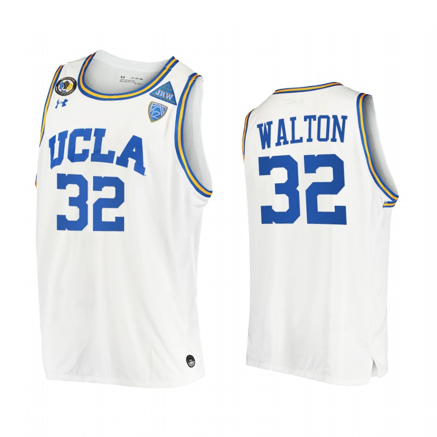 Bill Walton UCLA Bruins White Jersey College  Stand Together