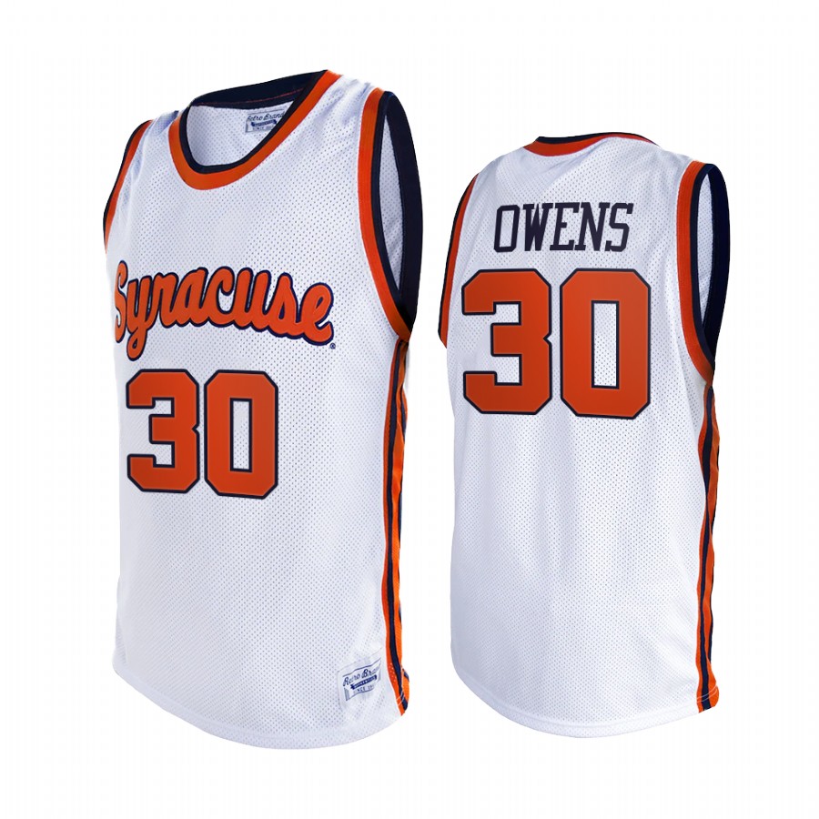 Billy Owens Syracuse Orange White Jersey 2021 Alumni Limited Retro