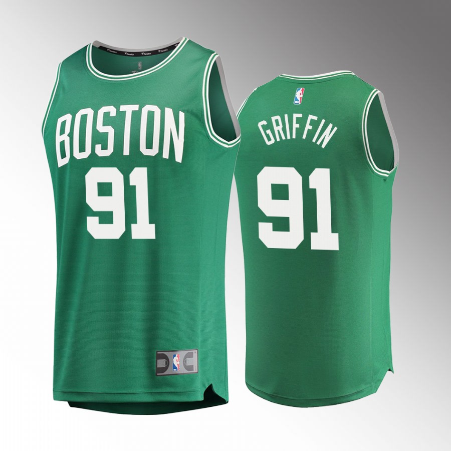 Blake Griffin Celtics #91 Green Jersey Fast Break  Icon Edition