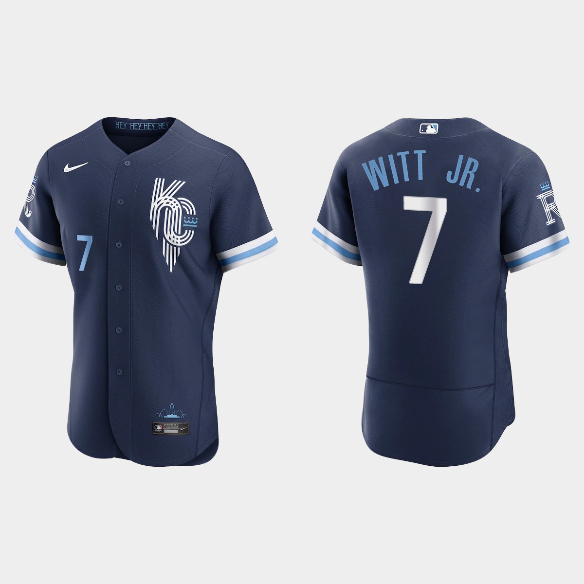 Bobby Witt Jr. Kansas City Royals 2022 City Connect Jersey - Navy