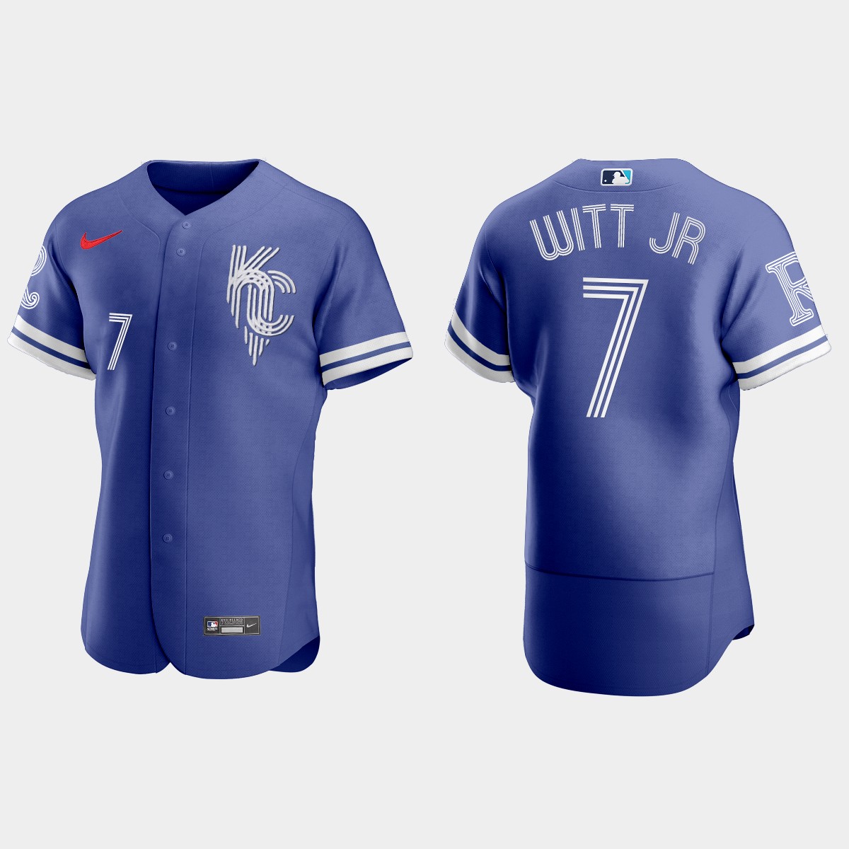 Bobby Witt Jr. Kansas City Royals 2022 City Connect Jersey - Royal