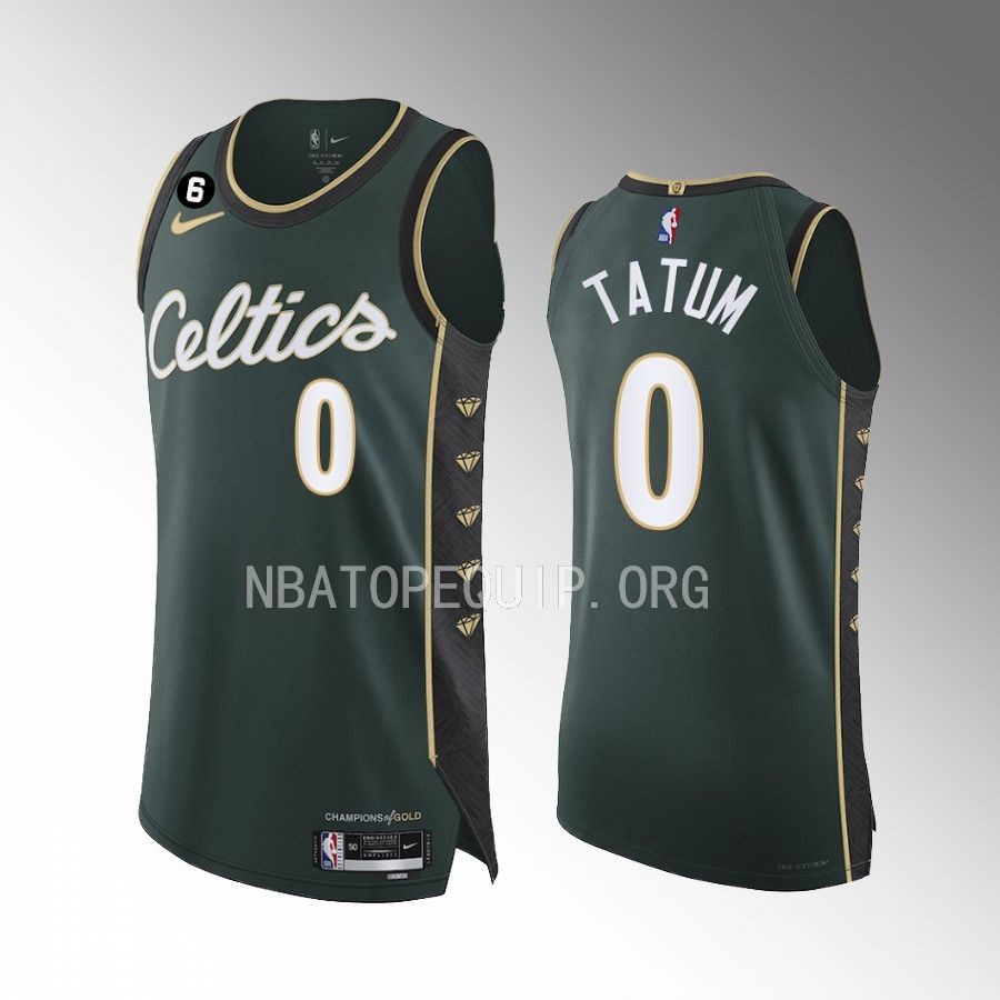 Boston Celtics #0 Jayson Tatum Green Jersey 2022-23 City Edition