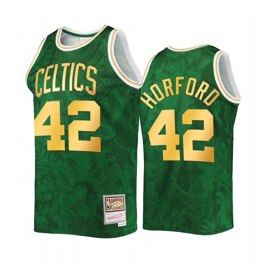 Boston Celtics 2022 Lunar New Year Al Horford Jersey Green Throwback