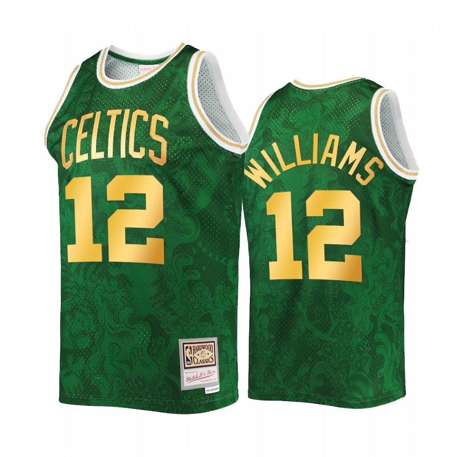 Boston Celtics 2022 Lunar New Year Grant Williams Jersey Green Throwback