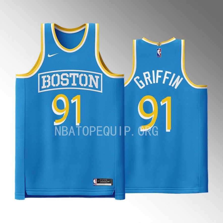 Boston Celtics City Connect Blake Griffin Blue #91 Jersey Special Edition