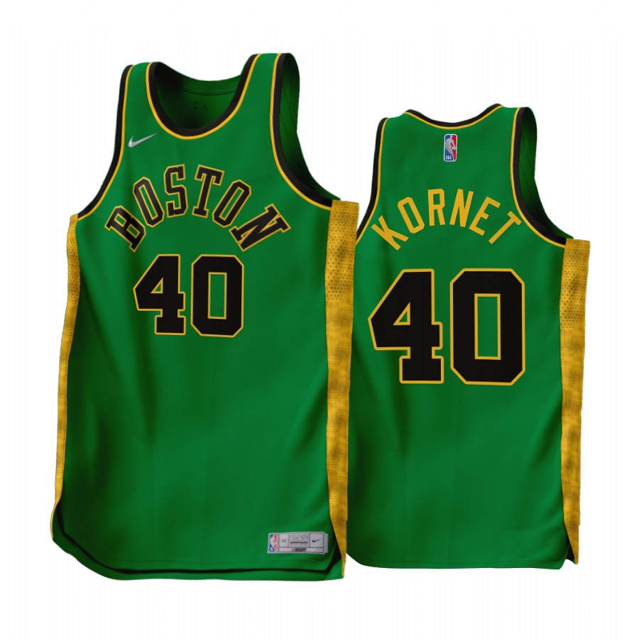Boston Celtics Luke Kornet 2022-23 Earned Edition Green #40 Jersey