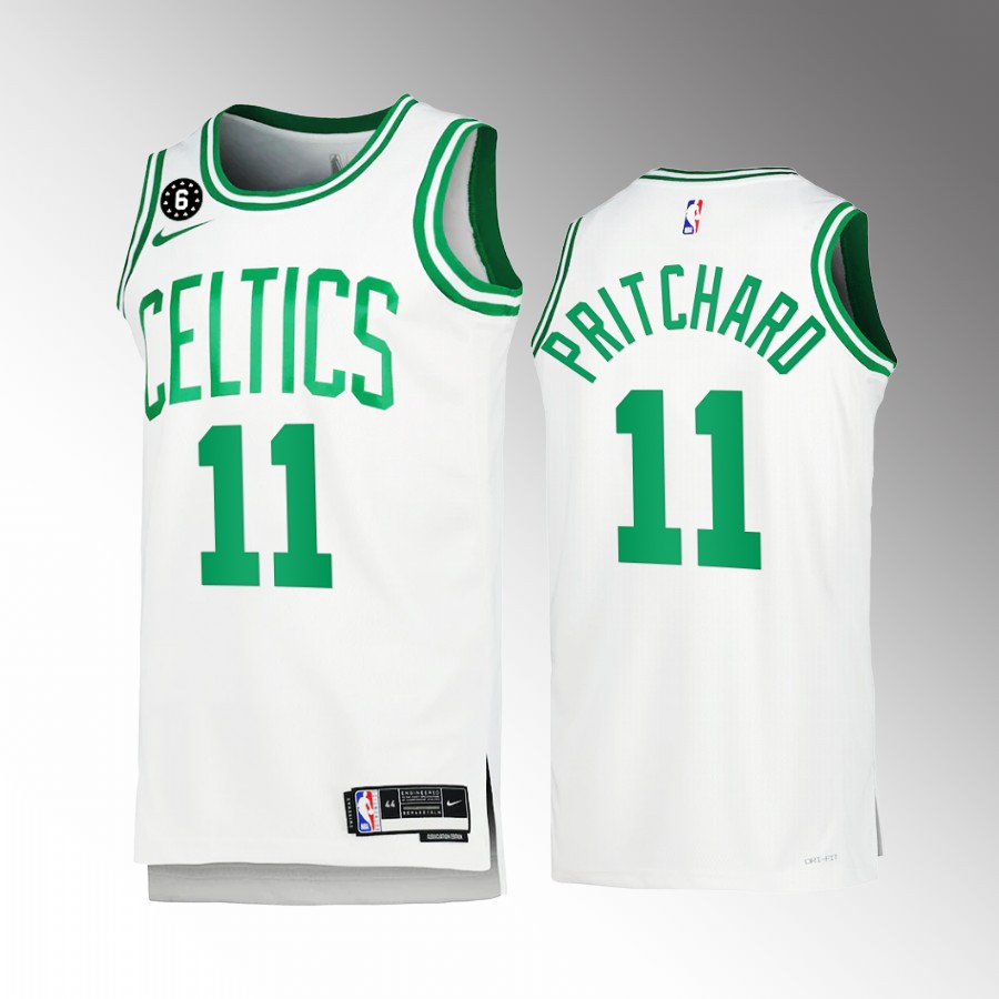 Boston Celtics Payton Pritchard 2022-23 Association Edition White #11 Jersey Honor Russell