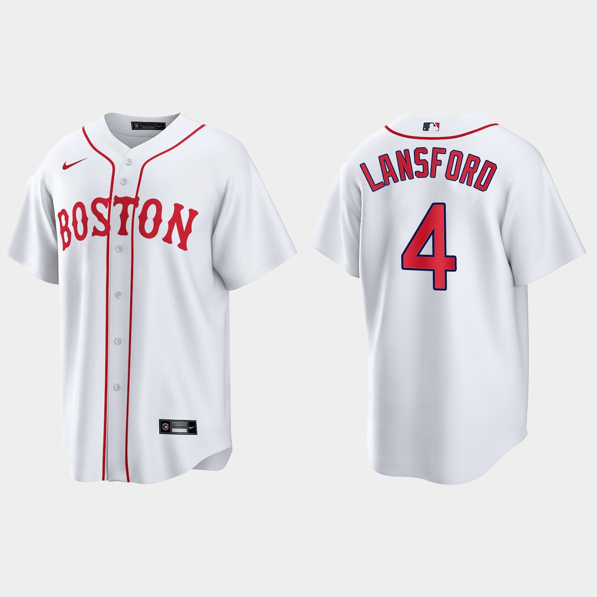 Boston Red Sox Carney Lansford 2021 Patriots' Day Jersey - White