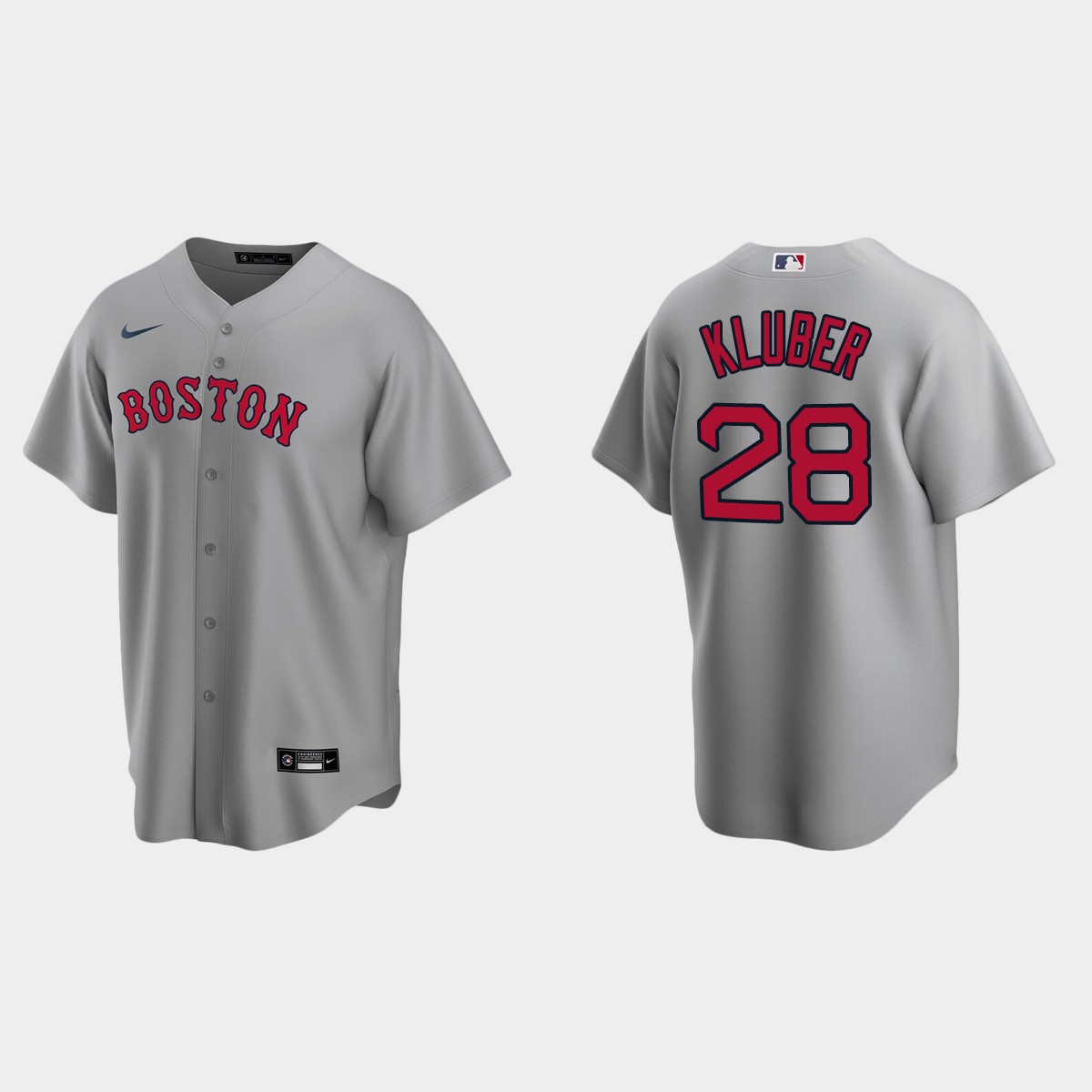 Boston Red Sox Corey Kluber Road Jersey - Gray
