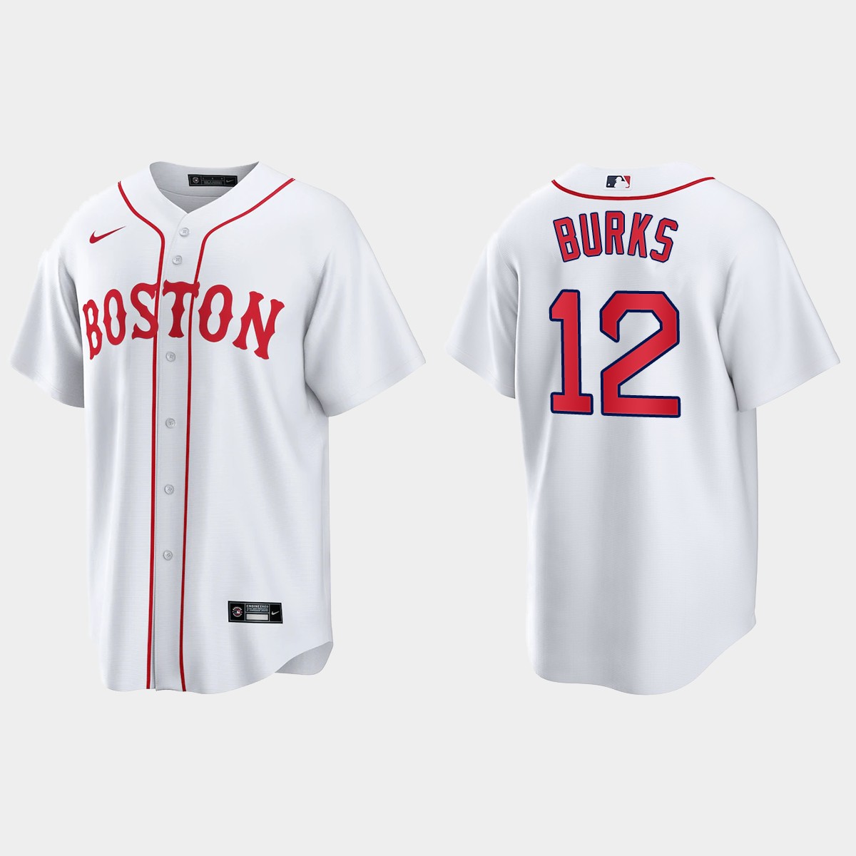 Boston Red Sox Ellis Burks 2021 Patriots' Day Jersey - White