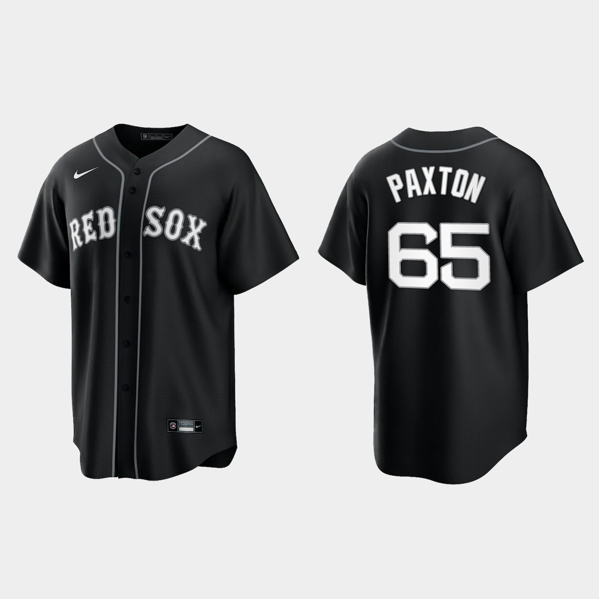 Boston Red Sox James Paxton Jersey - Black White